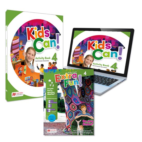 INGLÉS: KIDS CAN! 4 ACTIVITY BOOK
